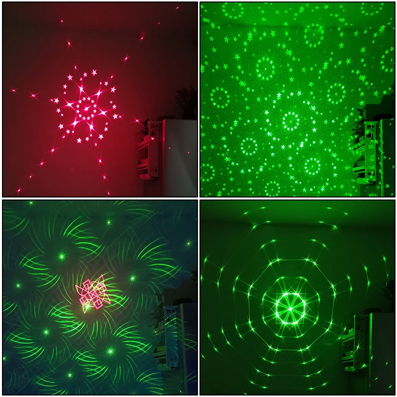 Đèn chiếu laser phòng bay cảm ứng nhạc - Đèn led sân khấu vũ trường karaoke hàng nhập cao cấp