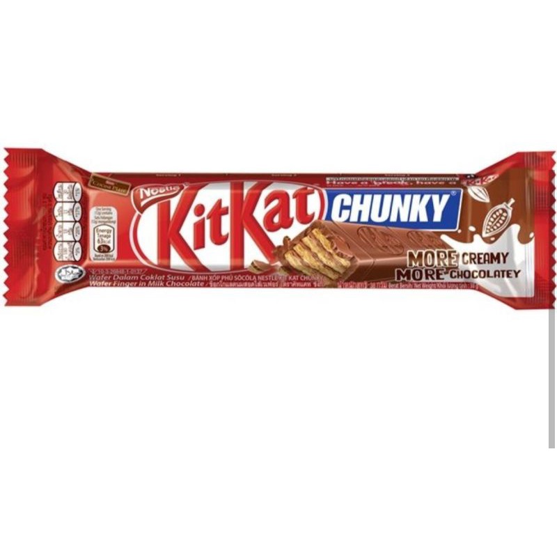 Socola Kit Kat Chunky 38G gr
