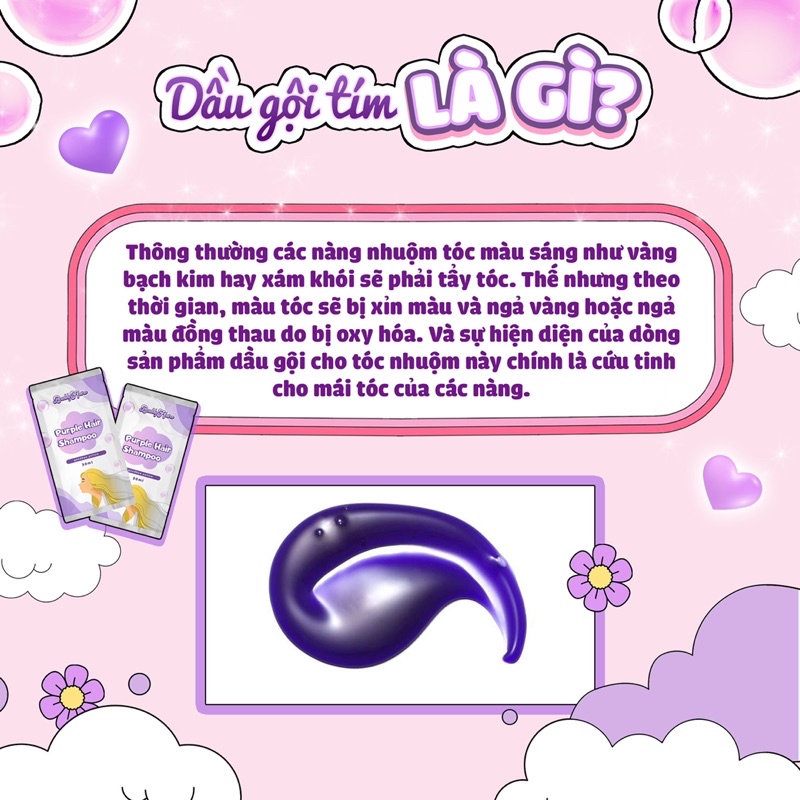 Dầu gội tím khử vàng Goodbye Yellow độc quyền thương hiệu Buddyhairs , Buddy.hairs, Buddyhair