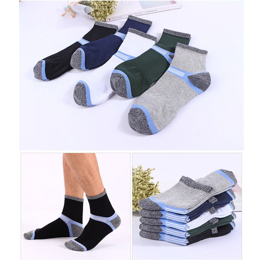 Combo hộp 05 đôi tất / vớ nam cao cấp (Full hộp đựng)