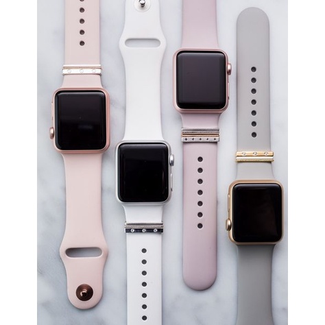 Dây cao su dành cho Apple watch đồng hồ thông minh cao cấp, thời trang, fashion, đẳng cấp Series 1/2/3/4/5/6/SE - EMMy