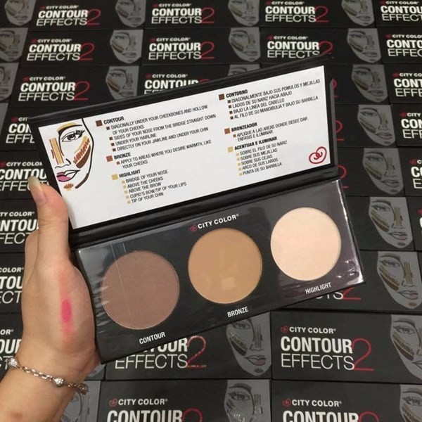 BẢNG PHẤN TẠO KHỐI CITY COLOR CONTOUR EFFECTS PALETTE