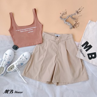Quần Short Xếp Ly Trước