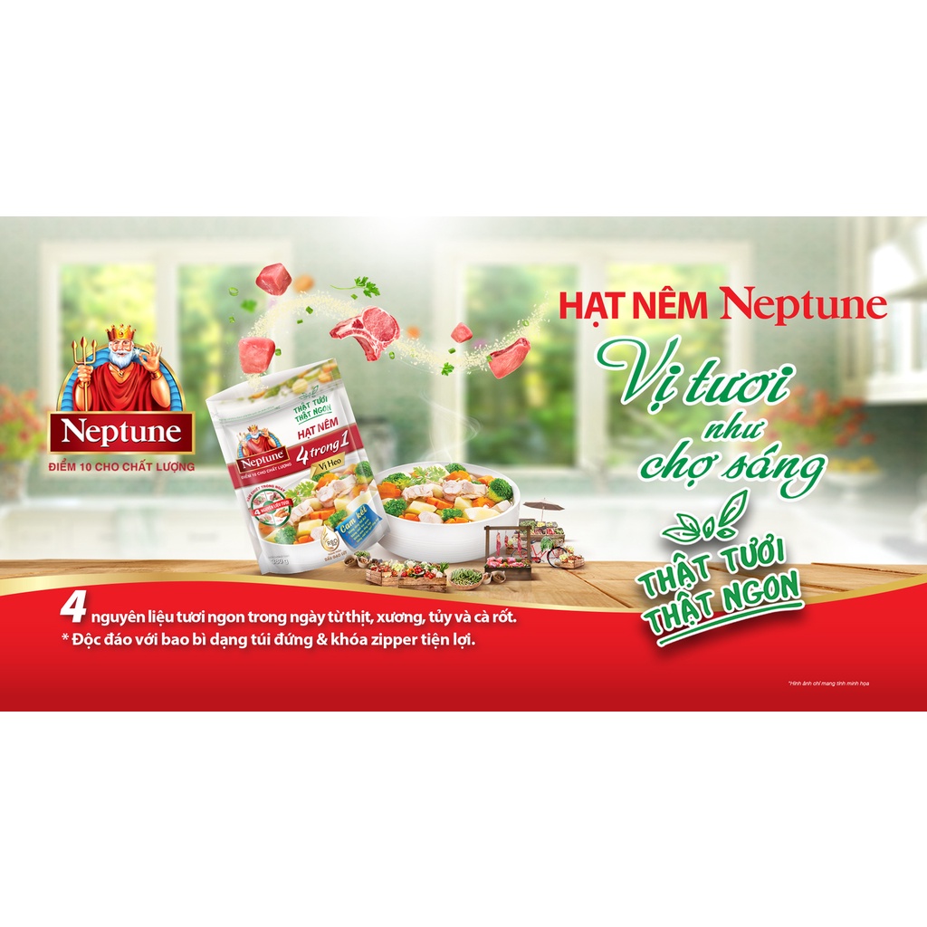 Hạt Nêm Neptune 4 Trong 1 Vị Heo 500g