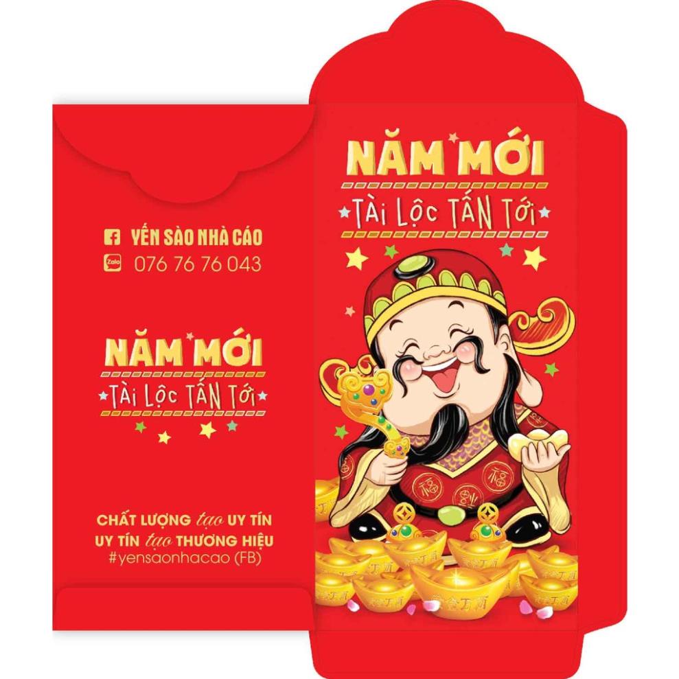 IN THÔNG TIN LOGO CỬA HÀNG BAO LÌ XÌ 2022 IN THEO YÊU CẦU