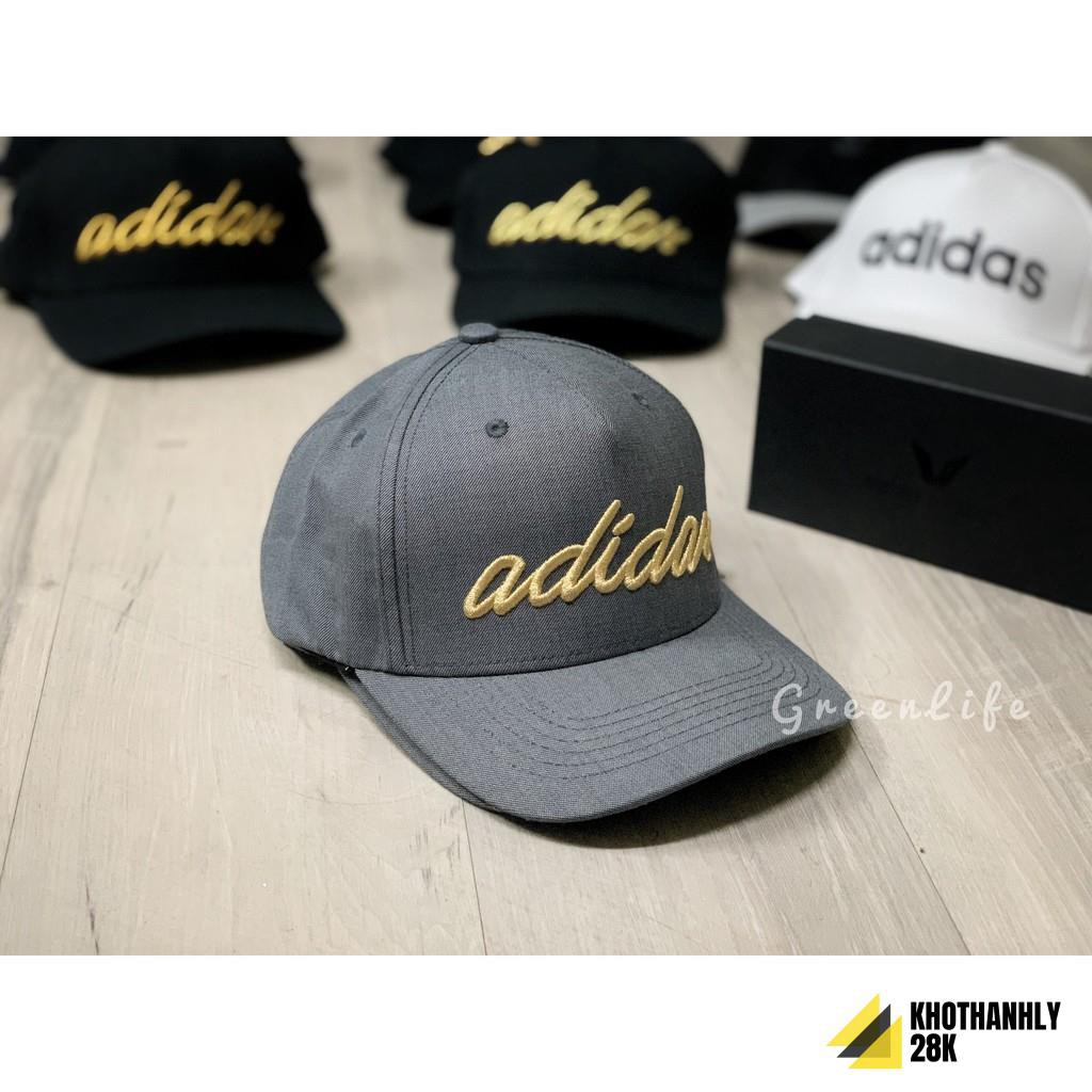 [SALE SOCK] XẢ KHO SIÊU SALE - NÓN LƯỠI TRAI VNXK MÀU XÁM PHỐI CHỮ VÀNG CAO CẤP