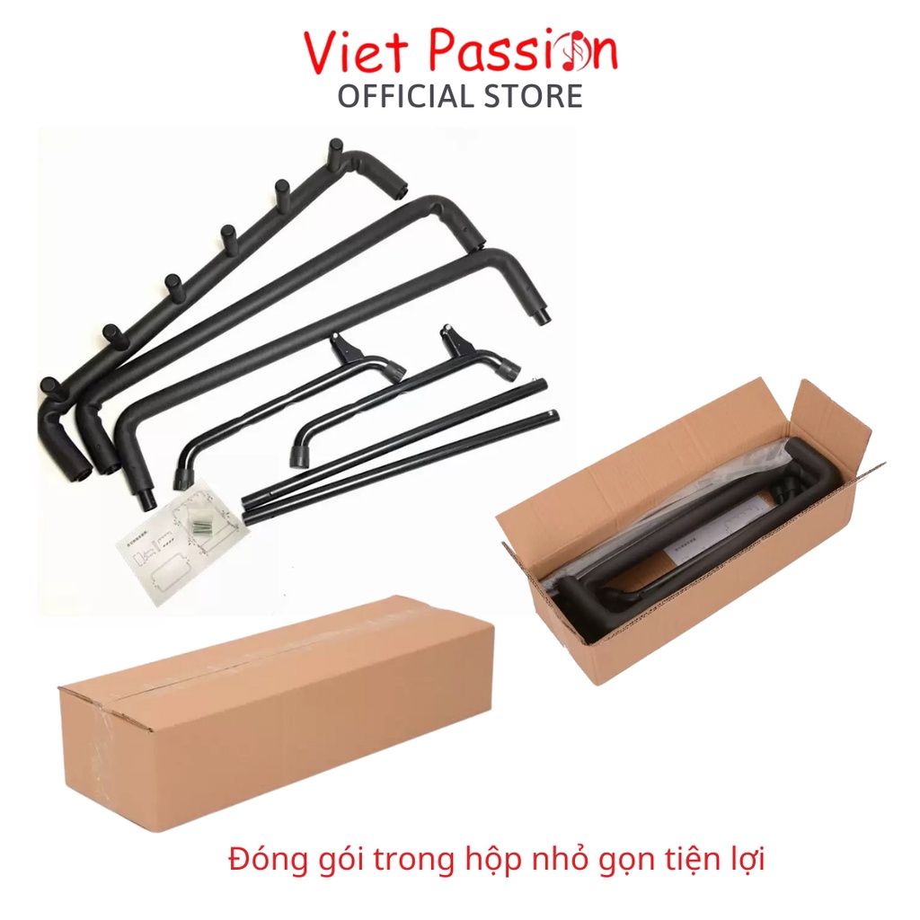Giá để đàn guitar chân dựng đàn nhiều cây loại 3 và 5 cây đàn ghita thùng bass electric Viet Passion