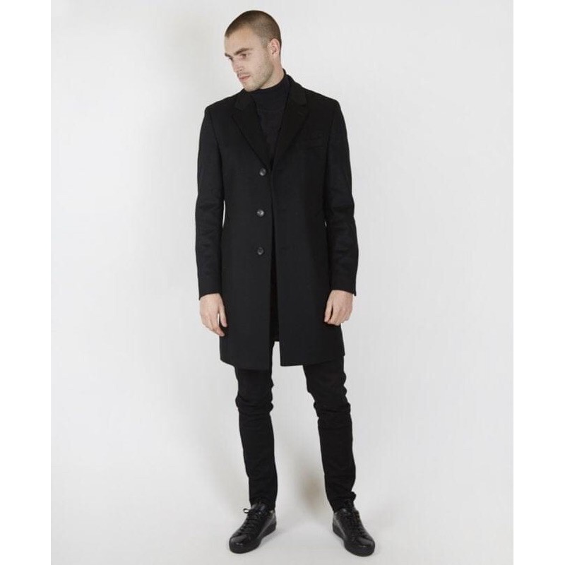 Áo dạ dáng dài Overcoat River Island chính hãng