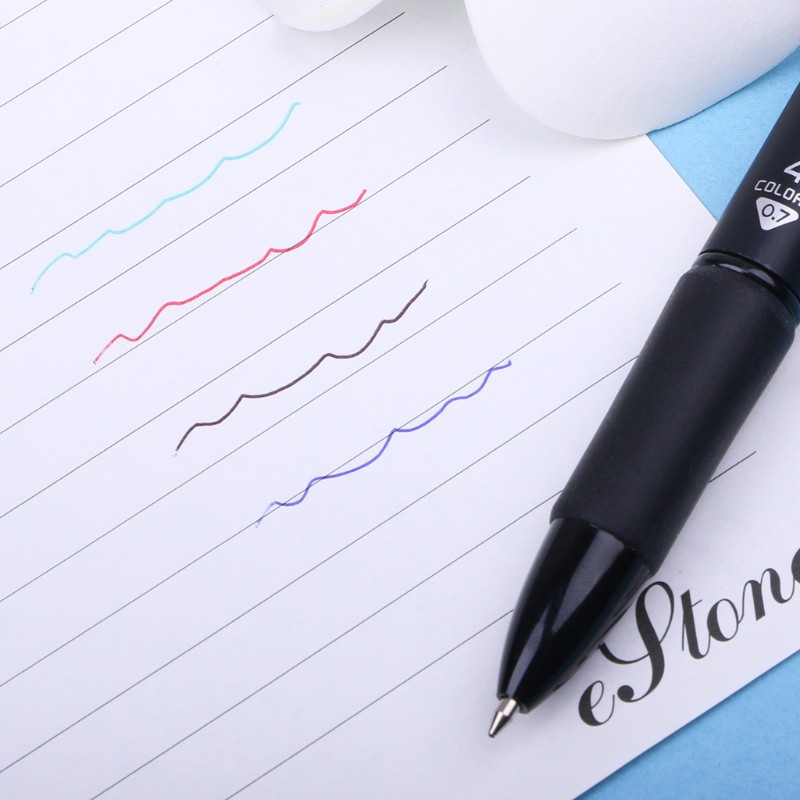 Bút Bi Nhiều Màu 0.7mm 4 Trong 1