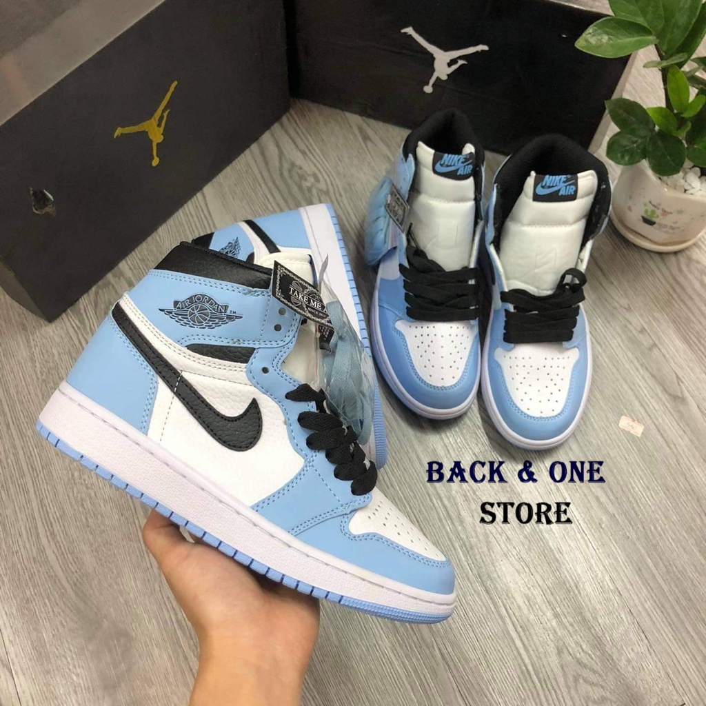 Giày Sneaker 🎀BẢN TRUNG🎀 Giày air 𝐉𝐎𝐑𝐃𝐀𝐍 𝐏𝐀𝐍𝐃𝐀, giày thể thao nam nữ cao cổ màu xanh cao cấp | BigBuy360 - bigbuy360.vn
