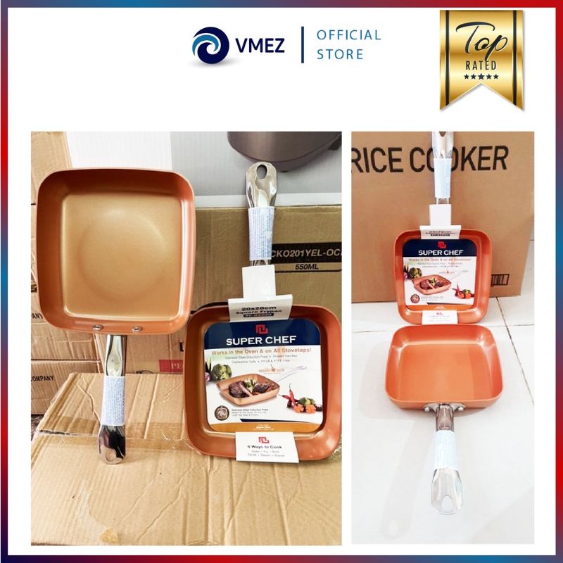 CHẢO CHỐNG DÍNH CERAMIC BẾP TỪ SUPER CHEF