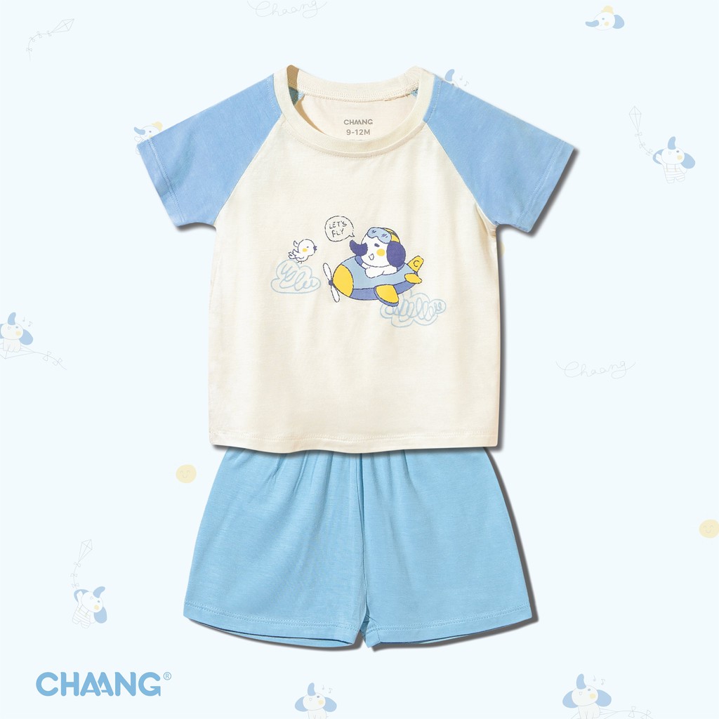 Bộ cộc tay Chaang phối mầu(Raglan Chaang)