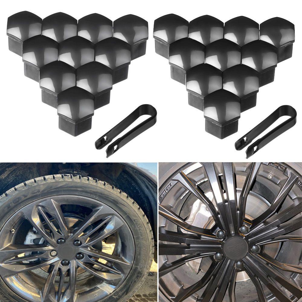 LET Set 20 Vỏ Bọc Đai Ốc Bánh Xe Hơi 19mm Bằng Nhựa Chống Bụi