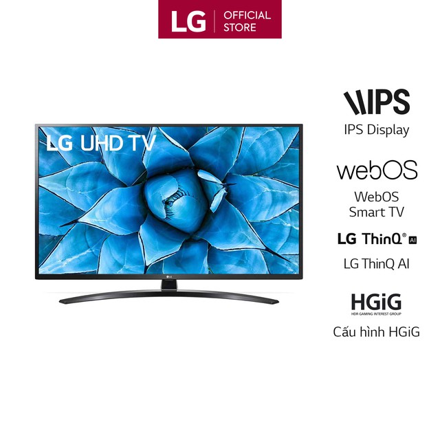 Smart Tivi LG 49 Inch UHD 4K 49UN7400PTA Model 2020 - Có Magic Remote (Chính Hãng)