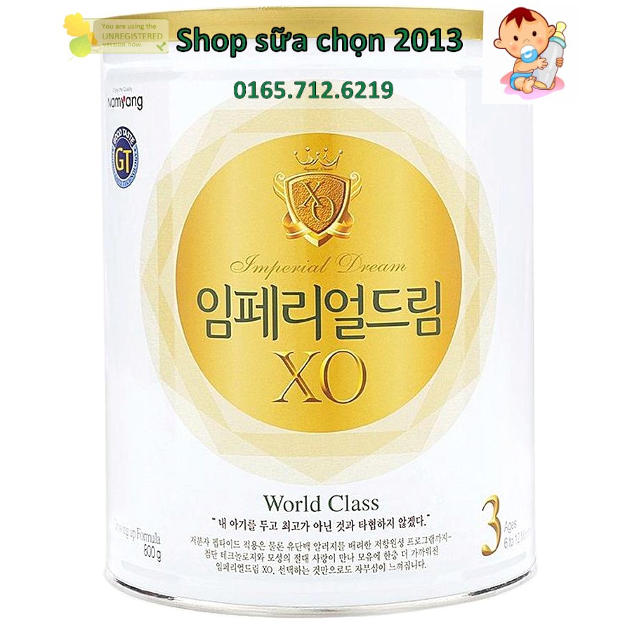 Sữa XO 3(800g) hàng chuẩn công ty