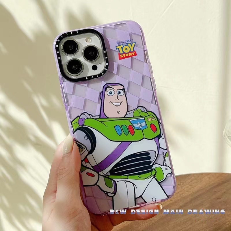 Ốp Điện Thoại Mềm Trong Suốt Màu Dạ Quang In Hình Toy Story Dễ Thương Cho iPhone 13 12 11 Pro MAX 6 7 8Plus X XS MAX XR