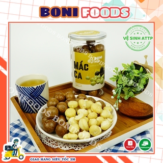Hạt Macca Nứt Vỏ gói 300gr sấy nứt vỏ - Mắc ca Tây Nguyên sạch, tiêu chuẩn xuất khẩu - BoniFoods Việt Nam