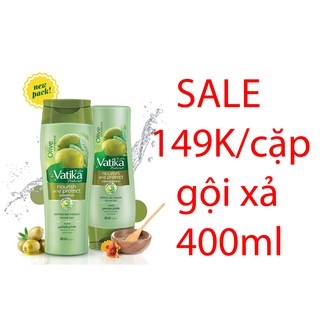 XẢ SỐC Dầu gội/ xả Vatika nuôi dưỡng bảo vệ chiết xuất oliu 400ml