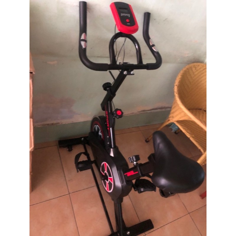 Xe đạp tập thể dục tập gym tập thể thao tại nhà King Sport BK 5806 tặng má phanh + cảm biến nhịp tim + đồng hồ