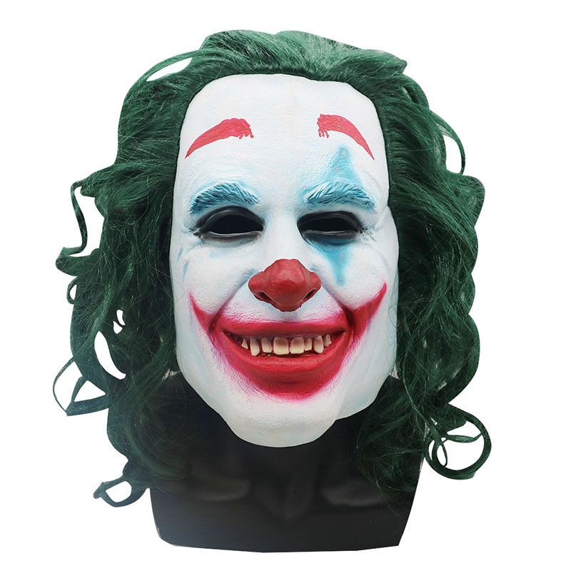 Bộ 4 Món Đồ Hóa Trang Chú Hề Joker Cá Tính Cho Nam Dịp Halloween
