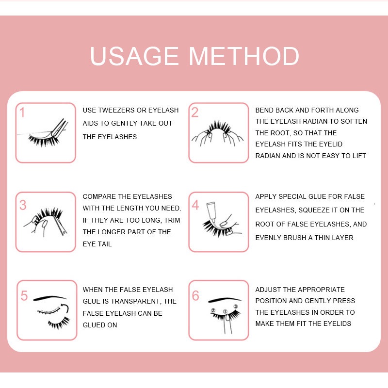 Set 2 Cặp Lông Mi Giả 3D Tự Nhiên