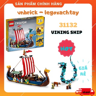 Lego creator 3 in 1 31132 tàu viking và rắn midgard
