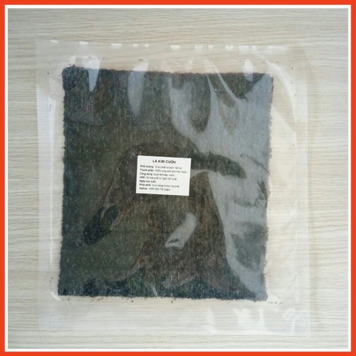 Rong Biển Cuộn Cơm 10 lá