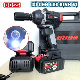 Máy Siết Bulong Pin BOSS 108V, Máy Bắt Vít - Không chổi than, 10 Cell