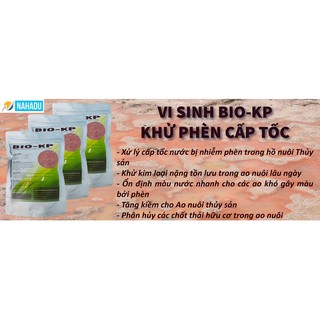 VI SINH KHỬ PHÈN AO NUÔI TÔM CÁ (THÙNG 2 TÚI 500GR)
