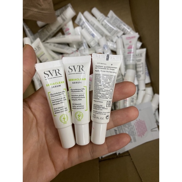 Serum SVR Sebiaclear Chăm Sóc Da Làm Giảm Mụn, Thông Thoáng Lỗ Chân Lông, Làm Mềm Mịn Da 2ML