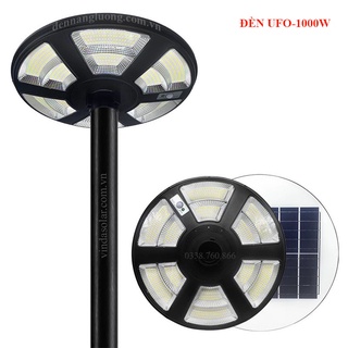 Đèn năng lượng mặt trời ufo -1000w sân vườn chiếu sáng 300m2