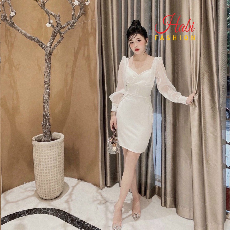 (sale sốc)Đầm body tay dài hàng thiết kế (kèm video của HaBi Shop) | BigBuy360 - bigbuy360.vn