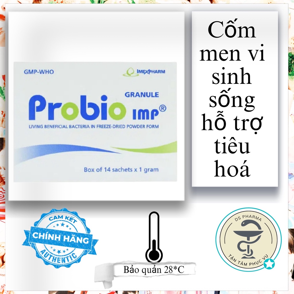 Men Tiêu Hóa Probio IMP tăng cường hệ vi sinh đường ruột,Đầy Hơi, Đau Bụng,