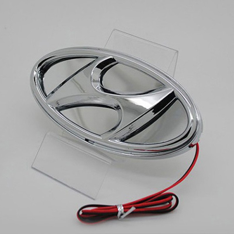 Đề Can 5D LED Dán Trang Trí Trung Tâm Trước / Sau Xe Hơi Hyundai Accent Sonata Kicks Reina 2021