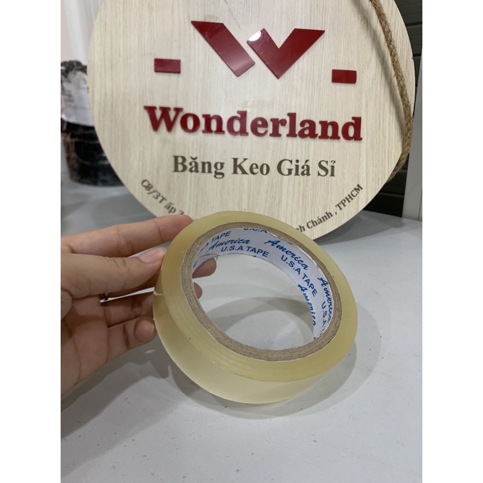 1 cây băng keo trong 24mm x 100y