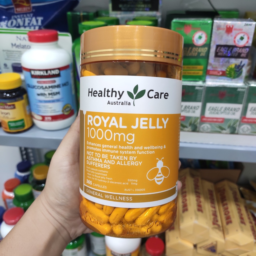 Viên uống sữa ong chúa Healthy Care Royal Jelly 100mg - EDS Hàng Mỹ