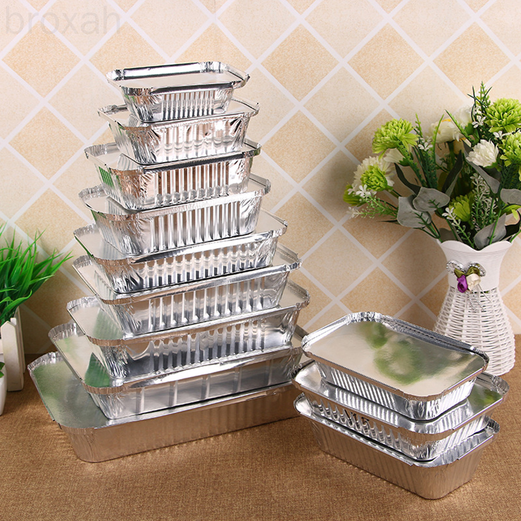 Set 10 Hộp Đựng Thực Phẩm Có Nắp Đậy Tiện Dụng