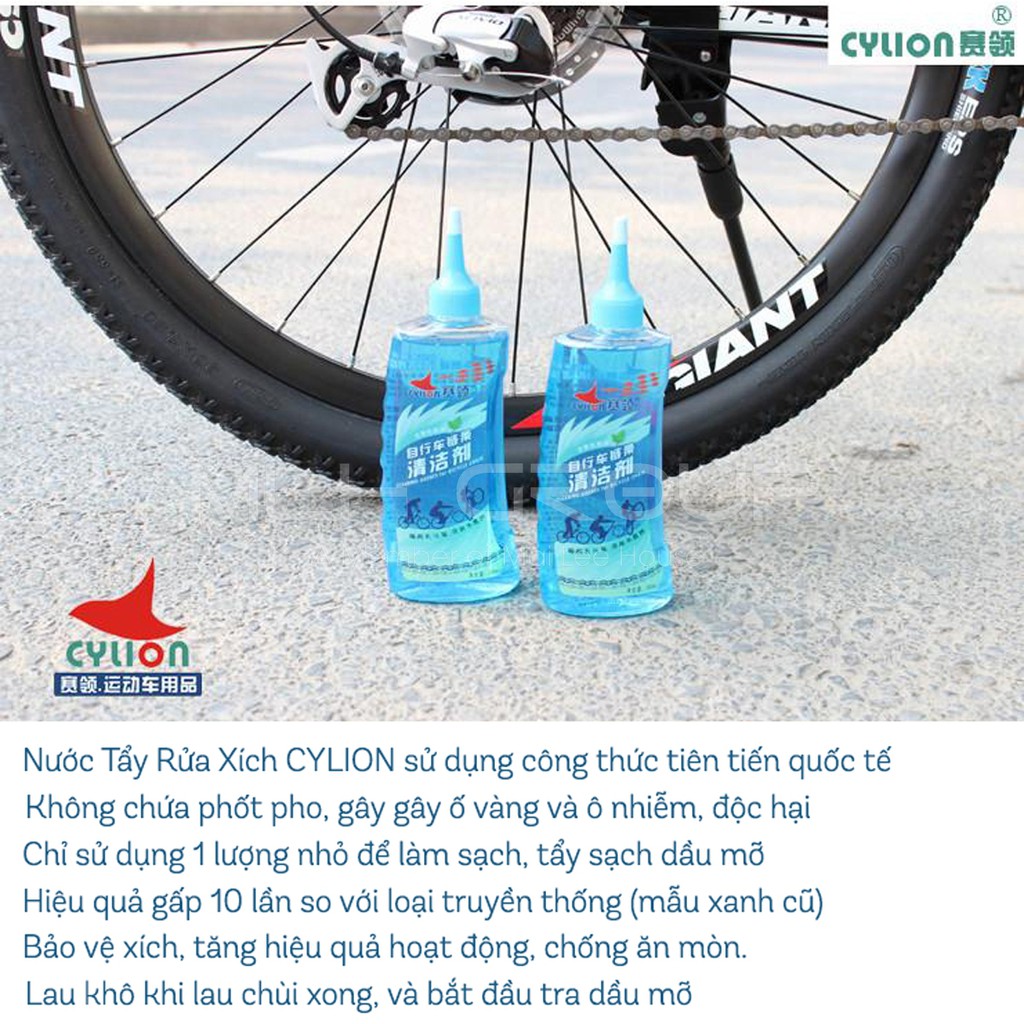 Nước Tẩy Rửa Vệ Sinh Sên Xích Líp Xe Đạp Không Ăn Mòn, Không Độc Hại MLH (nên sử dụng kết hợp với Hộp giặt xích)