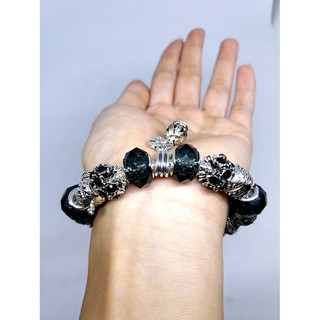 Vòng Charm Thần Bóng Tối - Queen Silver