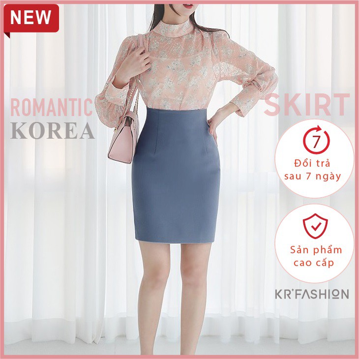 Chân váy công sở bút chì Cao Cấp- 2 Lớp SK2100 KRFashion style Hàn Quốc - Váy dài ngắn nữ đen đẹp Cạp cao, ôm co dãn tốt