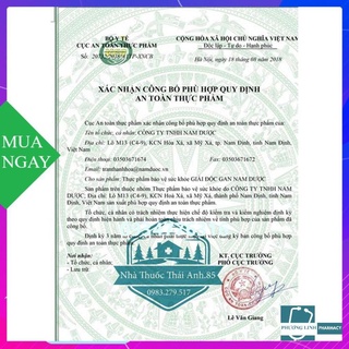 GIẢI ĐỘC GAN NAM DƯỢC