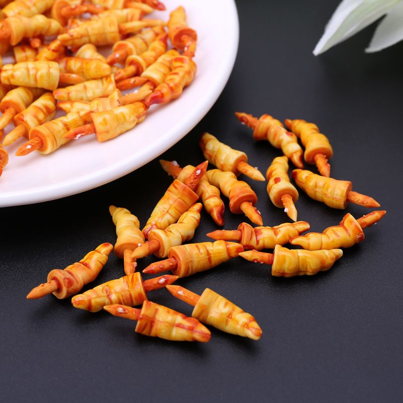 Set 100 Mũi Người Tuyết Bằng Nhựa 10x22mm Làm Đồ Thủ Công Cho Bé