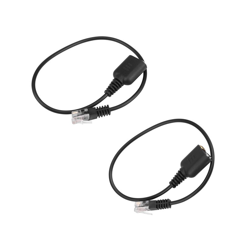 High Quality 2x RJ9 To 2 Port 3.5mm Cable for Telephone Headset to CISCO 45AV