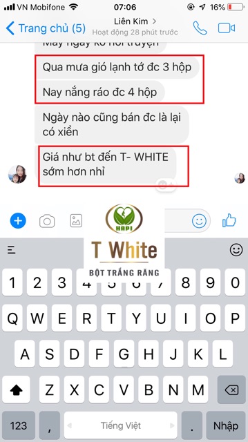 BỘT TRẮNG RĂNG T WHITE