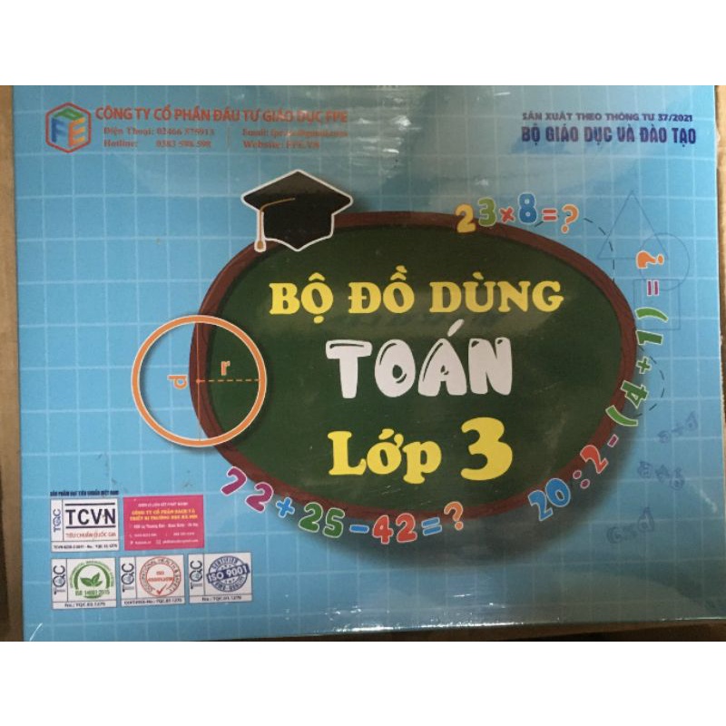 Bộ Đồ dùng Toán và Tiếng Việt lớp 1-2- 3 HABOOK.