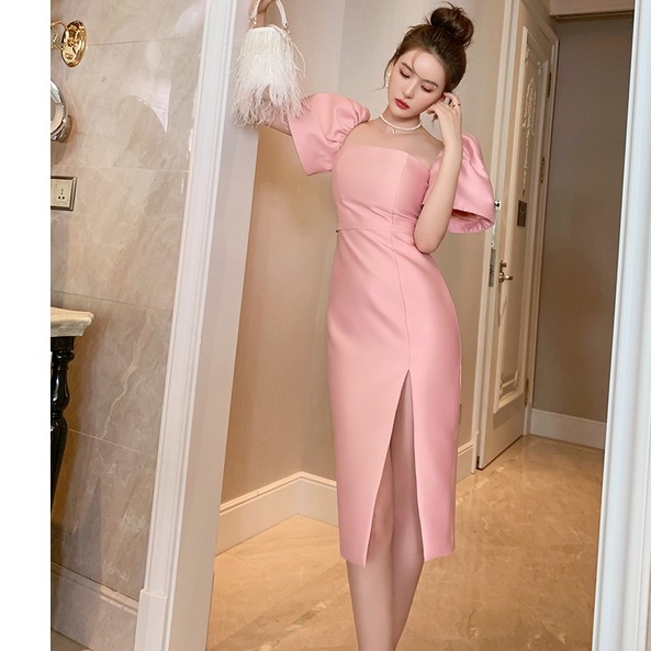 VÁY BODY DÀI TAY LỒNG ĐÈN (V1262)