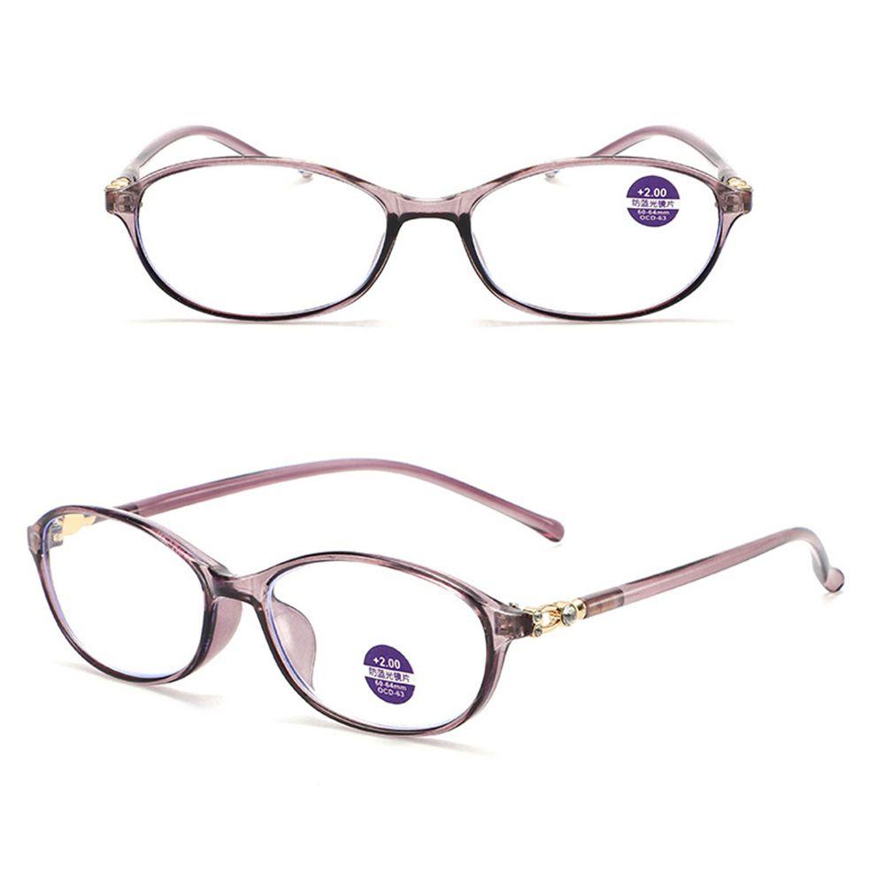 Kính Đọc Sách Gọng Oval Màu Xanh Dương Thời Trang