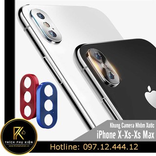 Ốp Nhôm Bảo Vệ Camera iPhone 7 Plus/ iPhone 8 Plus/ iPhone Xs Max