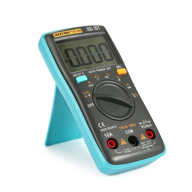 Máy đo dòng điện AC/DC kỹ thuật số 6000 số mini ZOYI ZT102