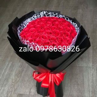 Hoa sáp thơm bó 50 bông. Hình thật. Ib chọn màu